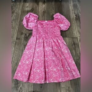 Abercrombie & Fitch Pink Patterned Kids Dress